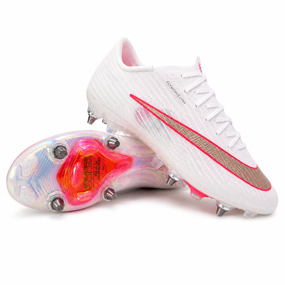 Nike Air Zoom Mercurial Vapor 17 Elite XXVI SG-PRO – White/Pink | نايك إير زوم ميركوريال فابور 17 إليت XXVI SG-PRO – أبيض/وردي Nike Air Zoom Mercurial Vapor 17 Elite XXVI SG-PRO – White/Pink | نايك إير زوم ميركوريال فابور 17 إليت XXVI SG-PRO – أبيض/وردي
