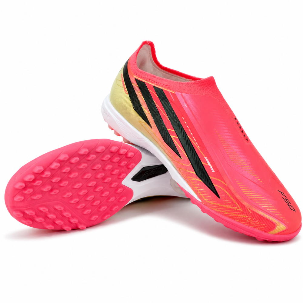 أديداس F50 إليت بدون رباط TF – وردي/ذهبي/أسود | Adidas F50 Elite Laceless TF أديداس F50 إليت بدون رباط TF – وردي/ذهبي/أسود | Adidas F50 Elite Laceless TF