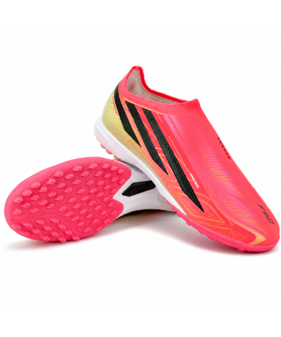 أديداس F50 إليت بدون رباط TF – وردي/ذهبي/أسود | Adidas F50 Elite Laceless TF