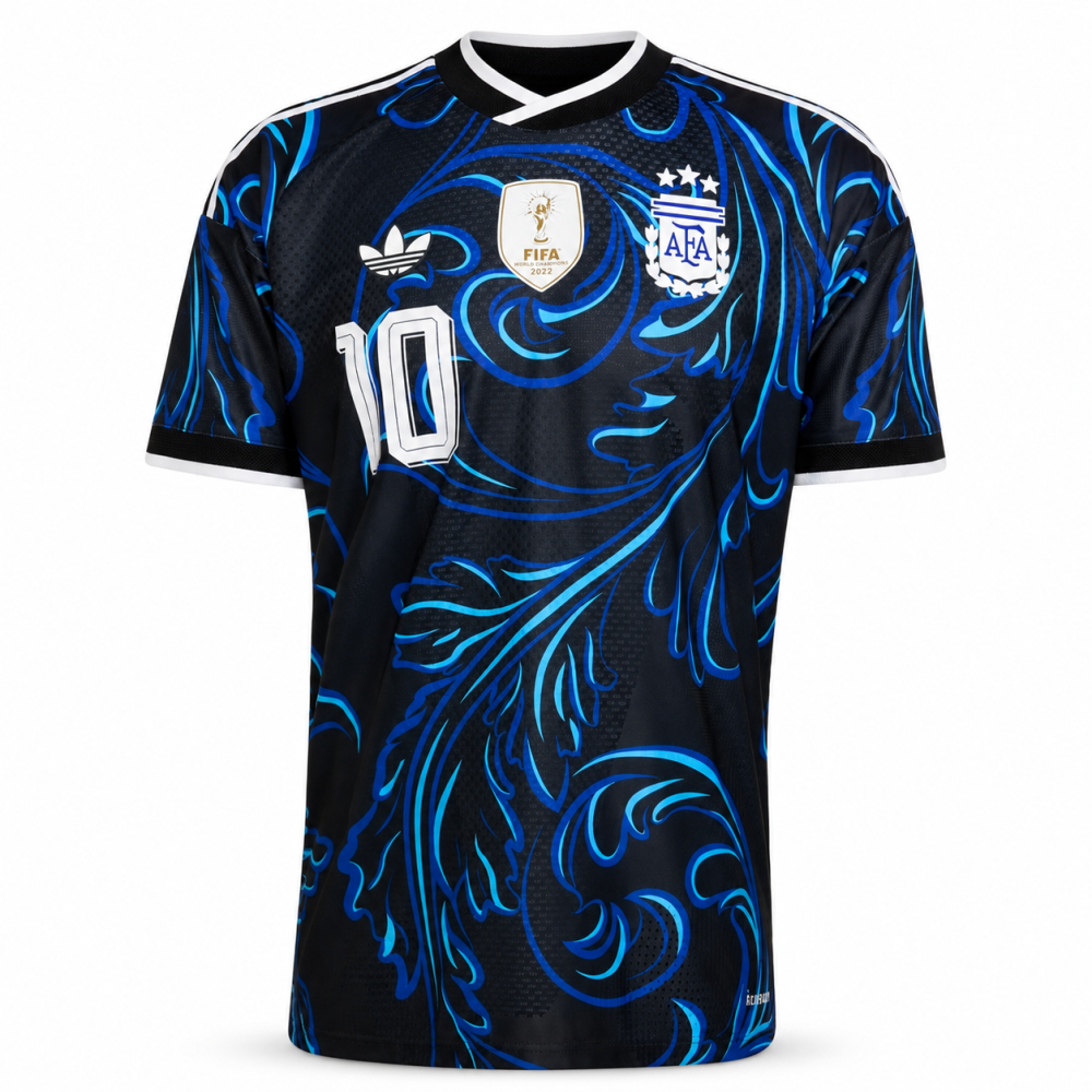 Argentina Away Jersey World Cup 2026 Messi #10 – Black/Blue | تيشيرت الأرجنتين الاحتياطي 2026 ميسي Argentina Away Jersey World Cup 2026 Messi #10 – Black/Blue | تيشيرت الأرجنتين الاحتياطي 2026 ميسي
