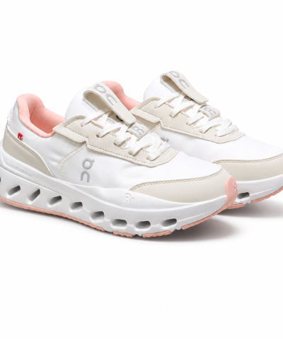 حذاء أون كلاود سيرفر ماكس للنساء – أبيض ووردي | On Cloudsurfer Max Women’s – White / Pink