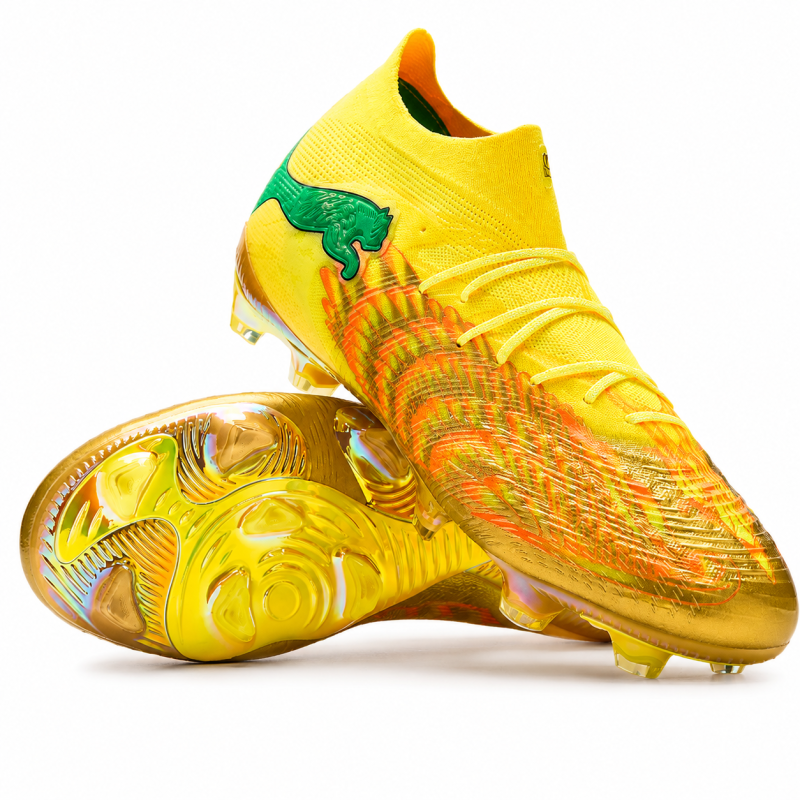 بوما فيوتشر 9 ألتميت KidSuper x نيمار جونيور FG – أصفر / أخضر | PUMA Future 9 Ultimate Neymar Jr بوما فيوتشر 9 ألتميت KidSuper x نيمار جونيور FG – أصفر / أخضر | PUMA Future 9 Ultimate Neymar Jr