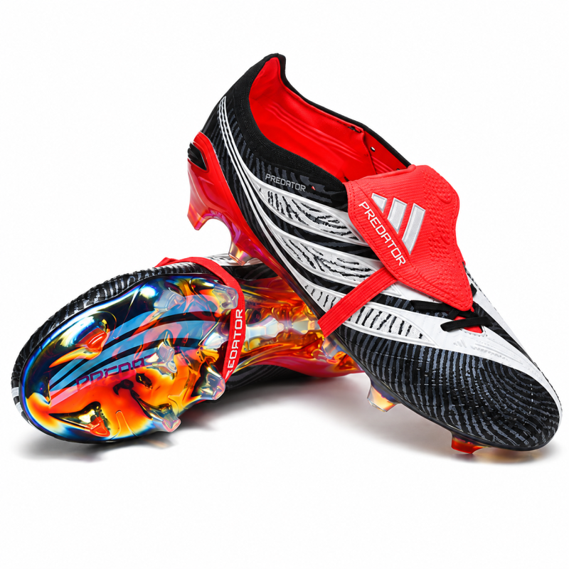 adidas Predator Elite Fold-Over Tongue FG – Core Black / White / Red adidas Predator Elite Fold-Over Tongue FG – Core Black / White / Red
