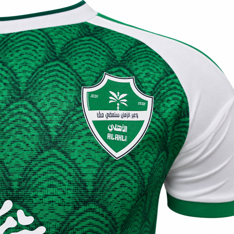 تيشيرت الأهلي السعودي الأساسي 2026/27 – نسخة اللاعبين تيشيرت الأهلي السعودي الأساسي 2026/27 – نسخة اللاعبين