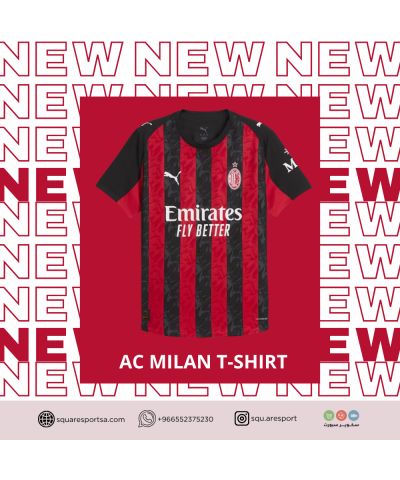 تيشيرت اي سي ميلان الاساسي 25/25 | AC Milan home kit تيشيرت اي سي ميلان الاساسي 25/25 | AC Milan home kit