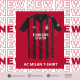 تيشيرت اي سي ميلان الاساسي 25/25 | AC Milan home kit تيشيرت اي سي ميلان الاساسي 25/25 | AC Milan home kit