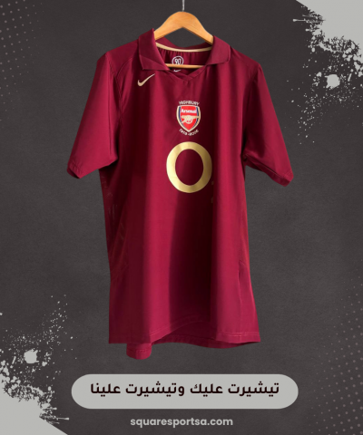 تيشيرت أرسنال الرسمي – إصدار وداع ملعب هايبري 2005/2006 تيشيرت أرسنال الرسمي – إصدار وداع ملعب هايبري 2005/2006