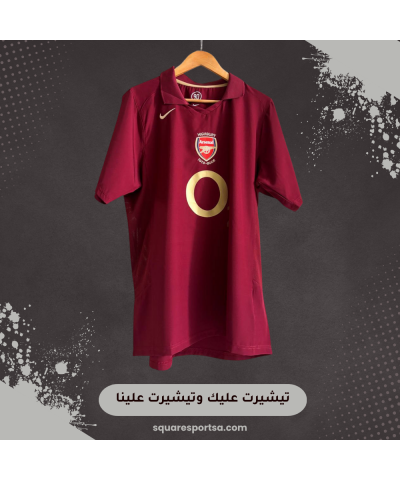 تيشيرت أرسنال الرسمي – إصدار وداع ملعب هايبري 2005/2006 تيشيرت أرسنال الرسمي – إصدار وداع ملعب هايبري 2005/2006