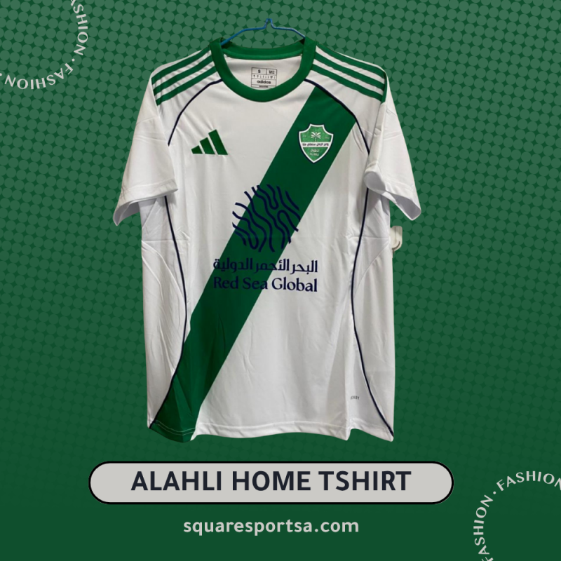 تيشيرت النادي الاهلي الاساسي الاساسي 25/26 - Al Ahli Home Jersey تيشيرت النادي الاهلي الاساسي الاساسي 25/26 - Al Ahli Home Jersey