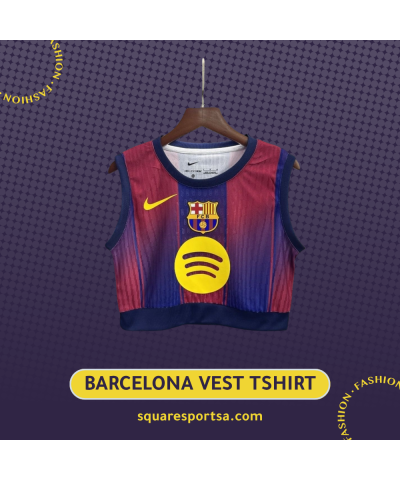 تيشيرت برشلونة النسائي كروب توب تيشيرت برشلونة النسائي كروب توب