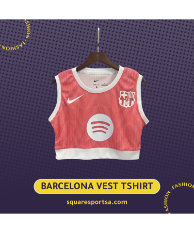 تيشيرت برشلونة النسائي كروب توب تيشيرت برشلونة النسائي كروب توب