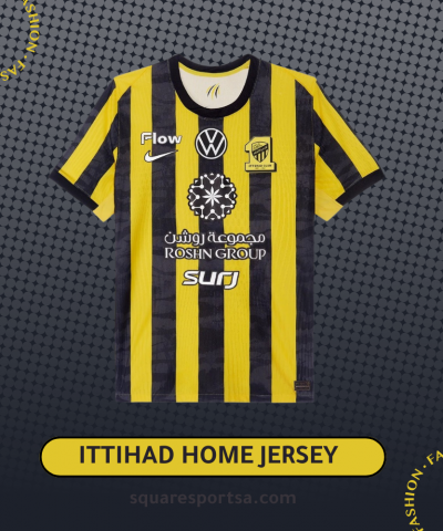 تيشيرت نادي الاتحاد السعودي الاساسي لــموسم 25/26 | Ittihad Home Jersey تيشيرت نادي الاتحاد السعودي الاساسي لــموسم 25/26 | Ittihad Home Jersey