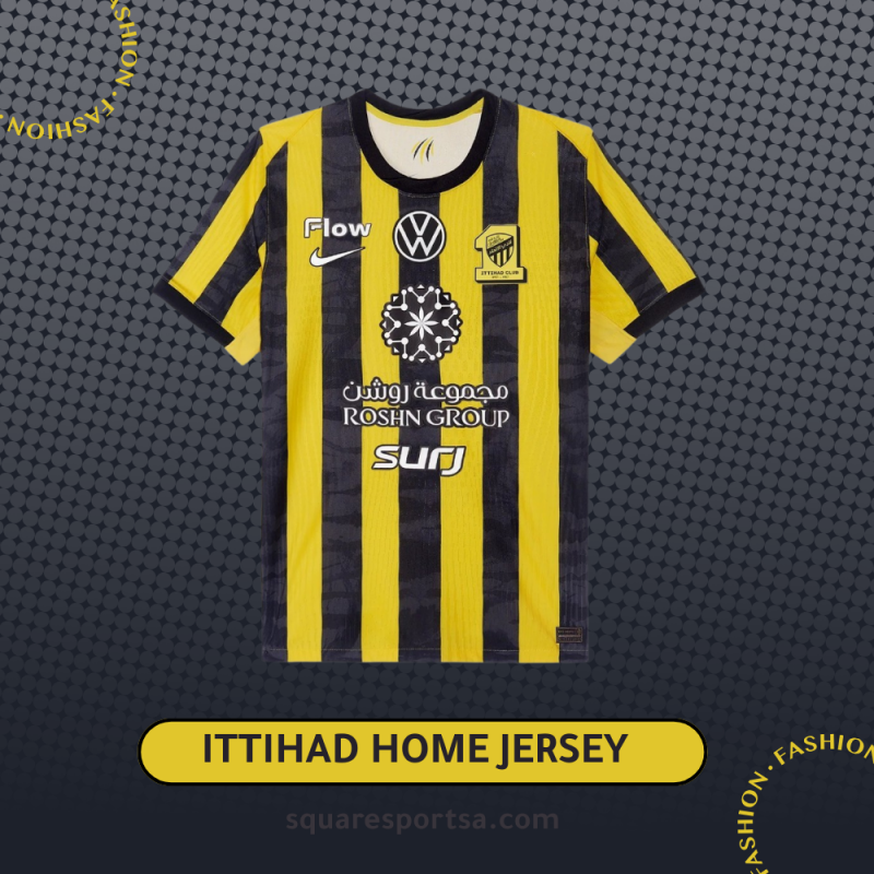 تيشيرت نادي الاتحاد السعودي الاساسي لــموسم 25/26 | Ittihad Home Jersey