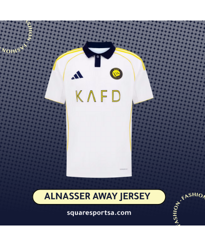 تيشيرت نادي النصر الابيض الثالث 25/26 | Al Nassr Third Jersey white تيشيرت نادي النصر الابيض الثالث 25/26 | Al Nassr Third Jersey white