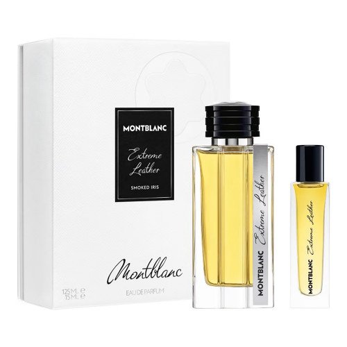مجموعة مونت بلانك مونت بلانك إكستريم ليذر سموكيد إيريس أو دو برفيوم 125 + 15 مل مجموعة مونت بلانك مونت بلانك إكستريم ليذر سموكيد إيريس أو دو برفيوم 125 + 15 مل