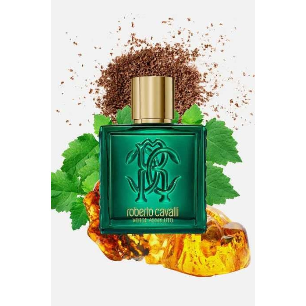 عطر أومو فيرد أسولوتو للرجال من روبرتو كافالي - أو دو برفيوم 100 مل