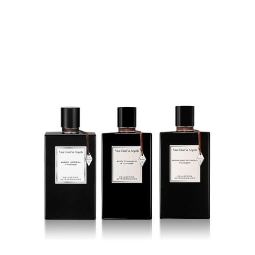 فان كليف اند اربيلس مجموعة إكسترا أوردينير (امبري امبريال+ بوا دي أماند+ مون لايت باتشولي) مجموعة عطرية - 45X3 مل فان كليف اند اربيلس مجموعة إكسترا أوردينير (امبري امبريال+ بوا دي أماند+ مون لايت باتشولي) مجموعة عطرية - 45X3 مل