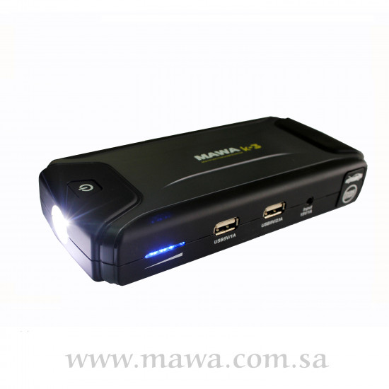 شاحن بطارية 14000 ملي امبير بمخرجين USB