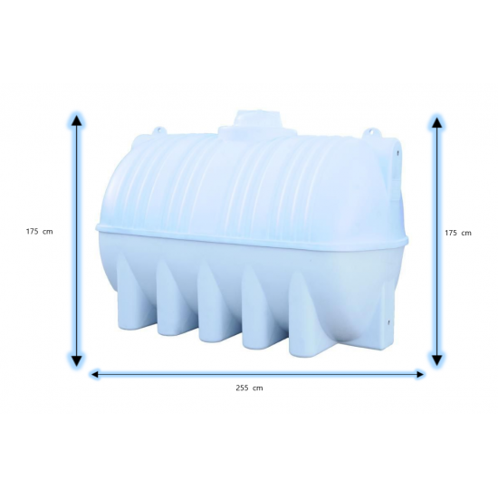 خزان المهيدب مرجان افقي سعة 5,000 لتر