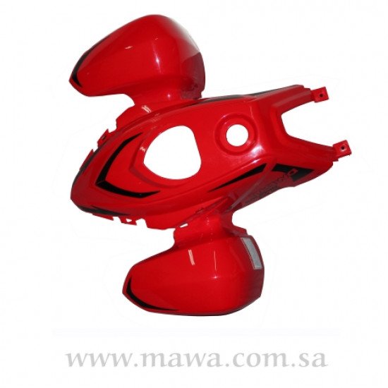 فايبر احمر أمامي 100cc 