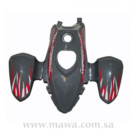 فايبر رمادي أمامي 100cc 