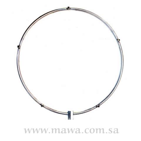 حلقة دائرية مع خمس فتحات نوزل 