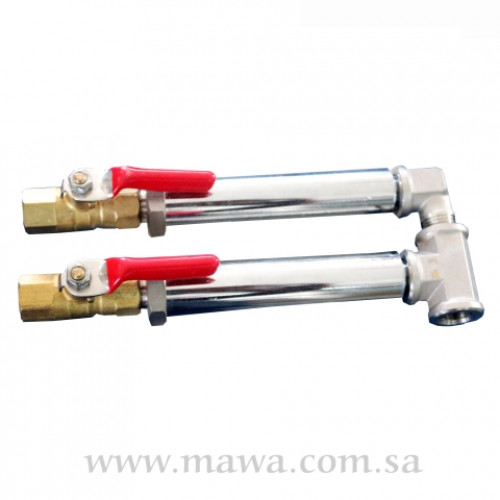 موزع ثنائي لخطوط لي الضباب 1/4*1/2