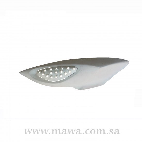 فايبر جانبي مع فتحة نور ابيض شمال 100 سي سي