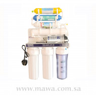 فلتر تحلية مياة 7 مراحل صيني إنتاجية يومية 400 لتر فلتر تحلية مياة 7 مراحل صيني إنتاجية يومية 400 لتر