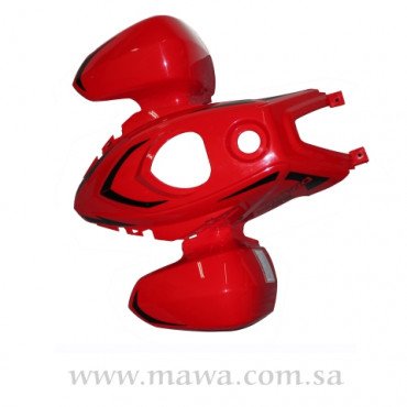 فايبر احمر أمامي 100cc 