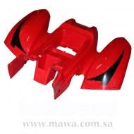 فايبر احمر خلفي 100cc 