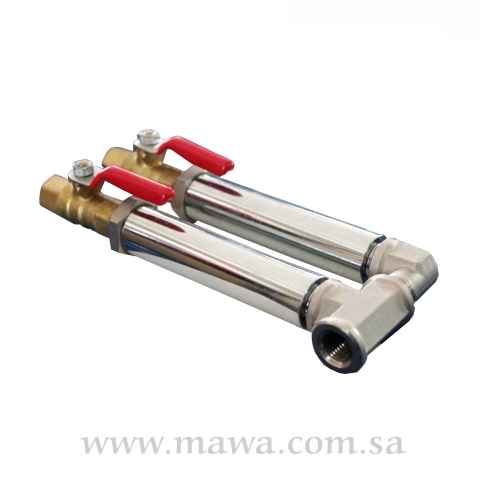 موزع ثنائي لخطوط لي الضباب 1/4*1/2