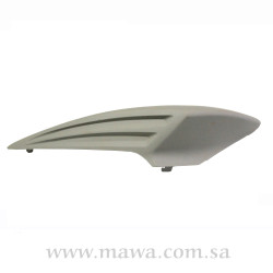 فايبر جانبي يسار رمادي بدون فتحة مفتاح 50 سي سي