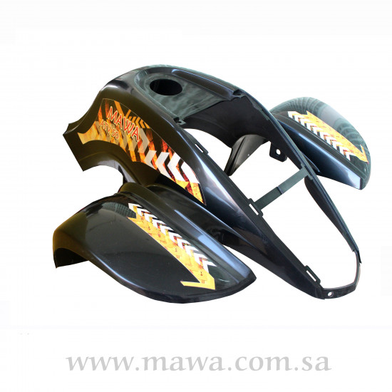 فايبر امامي اسود 50 سي سي ايماكس 