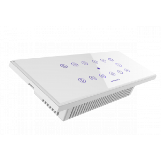 مفتاح لمس زجاجي متعدد الاستخدام لأربع دوائر انارة وستارة واحدة