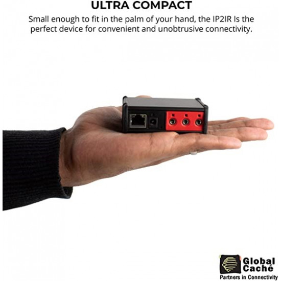 جهاز تحكم بالأجهزة الكهربائية عن طريق شبكة الأنترانت TCP/IP to IR (Infrared Control) With Power Over Ethernet