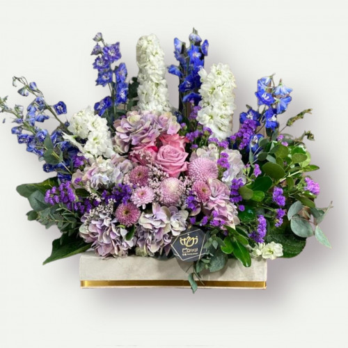 قاعدة الأزهار الملونة 