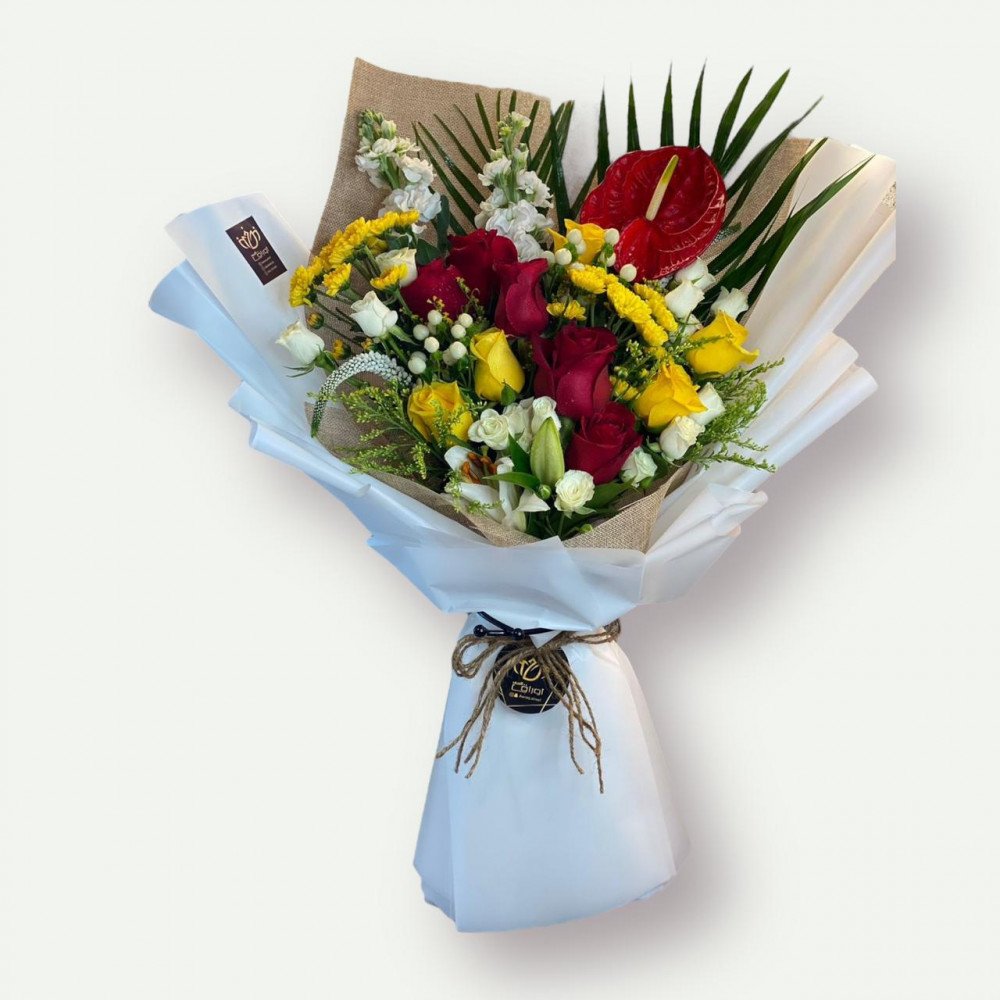 الباقة الحمراء   