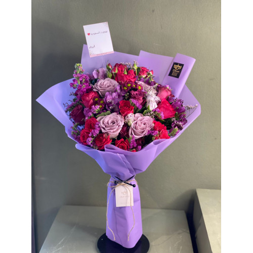 باقة ورد بنفسج