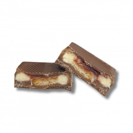 شوكليت بلجيكي بالمذاق الفريد ممزوج بحشوة التشيز كيك 