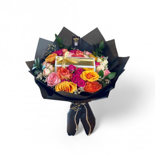 باقة الشوكولاتة الملونة باقة الشوكولاتة الملونة