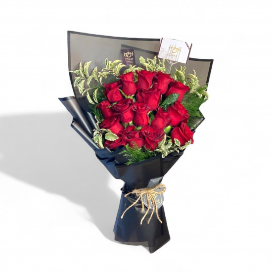 باقة الروز الأحمر