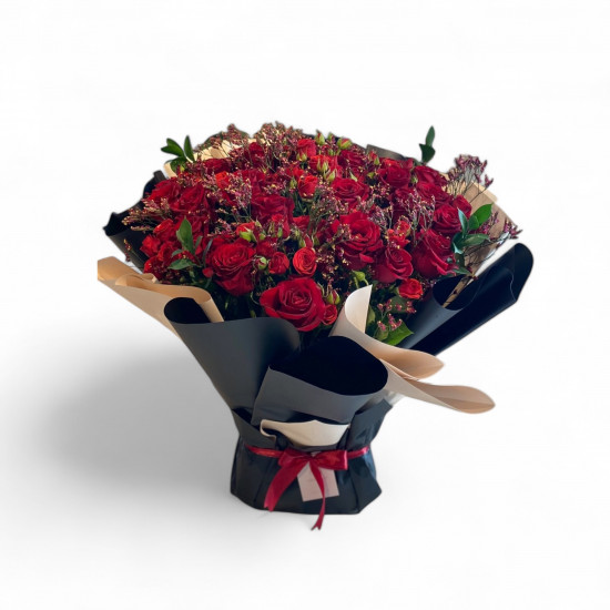 باقة ورد الروز الاحمر