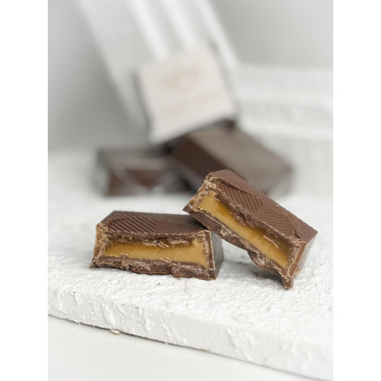 شوكليت بلجيكي بالمذاق الفريد ممزوج بحشوة المارس