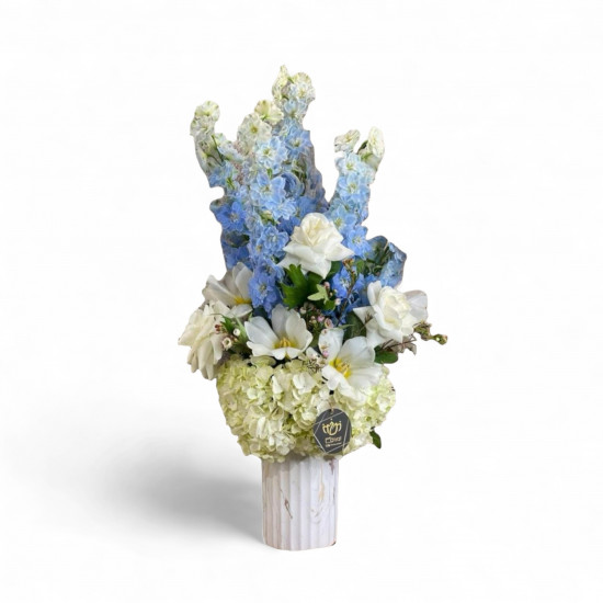 فازة الدلفينيوم والهيدرنجا