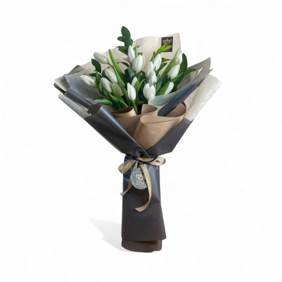 باقة التوليب الابيض باقة التوليب الابيض