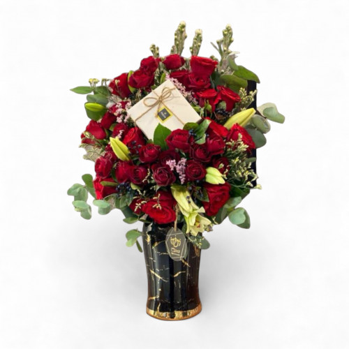 فازة الجوري الاحمر