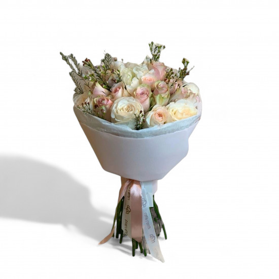 باقة الجوري الوردي باقة الجوري الوردي