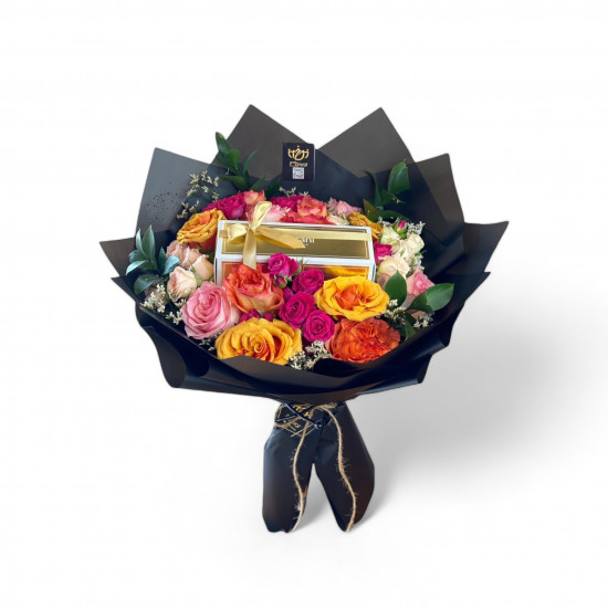 باقة الشوكولاتة الملونة باقة الشوكولاتة الملونة