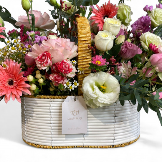 سلة مزهرة